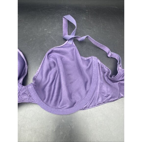 Fabulous By Victoria’s Secret Purple Unlined Semi Demi Underwire Bra Sz 32D - Picture 8 of 8